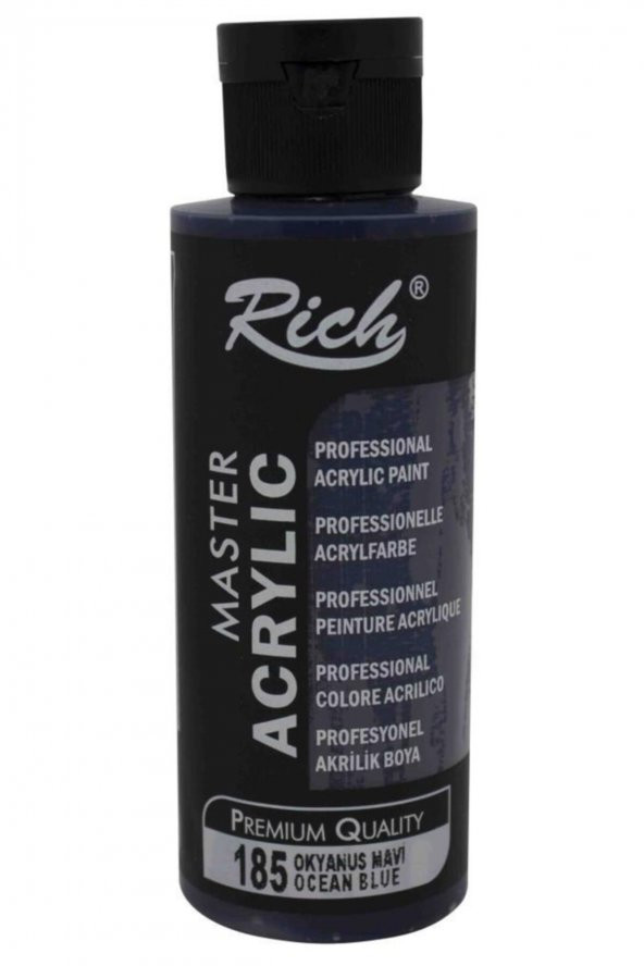 Rich Akrilik Boya 120 Cc Okyanus Mavi 120-185 ürün görseli 1