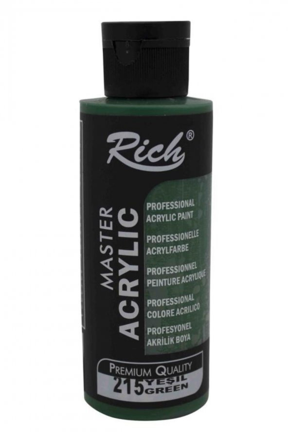 Rich Akrilik Boya 120 Cc Yeşil 120-215 ürün görseli 1