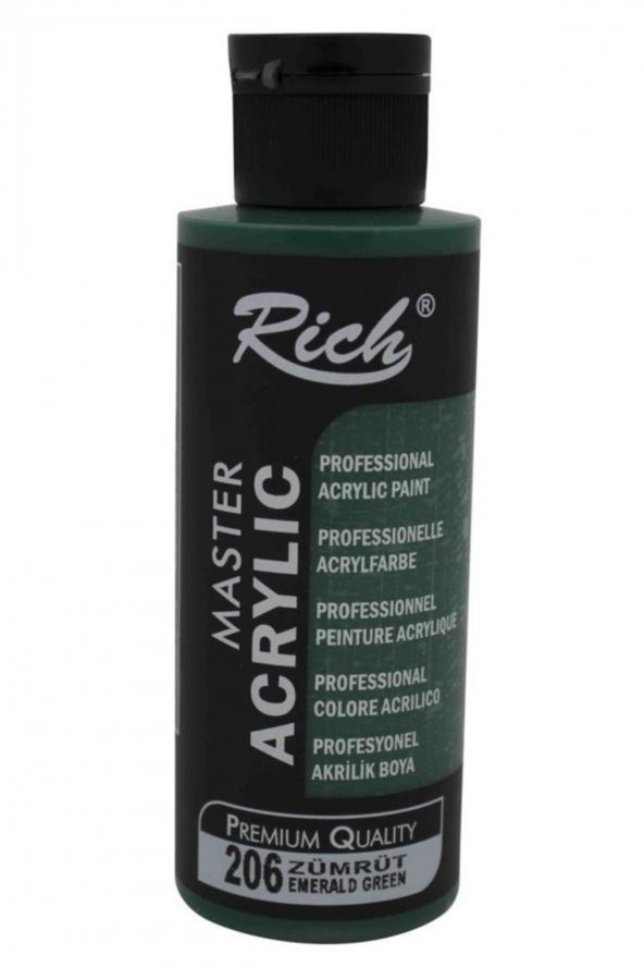 Rich Akrilik Boya 120 Cc Zümrüt 120-206 ürün görseli 1