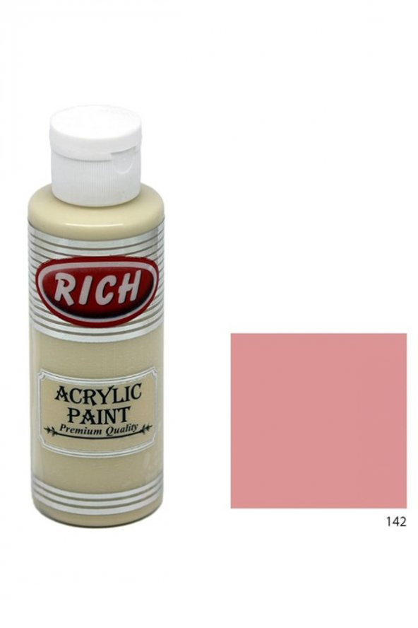 Rich Akrilik Boya 130 Cc Gül Kurusu No142 ürün görseli 1