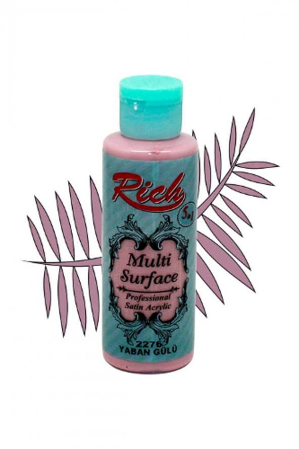 Rich Multi Surface Akrilik Boya 130 cc. 2276 YABAN GÜLÜ ürün görseli 1