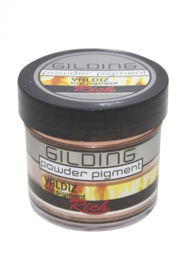 Rich Gilding Powder Yaldız Toz Pigment 60 cc Bakır ürün görseli 1