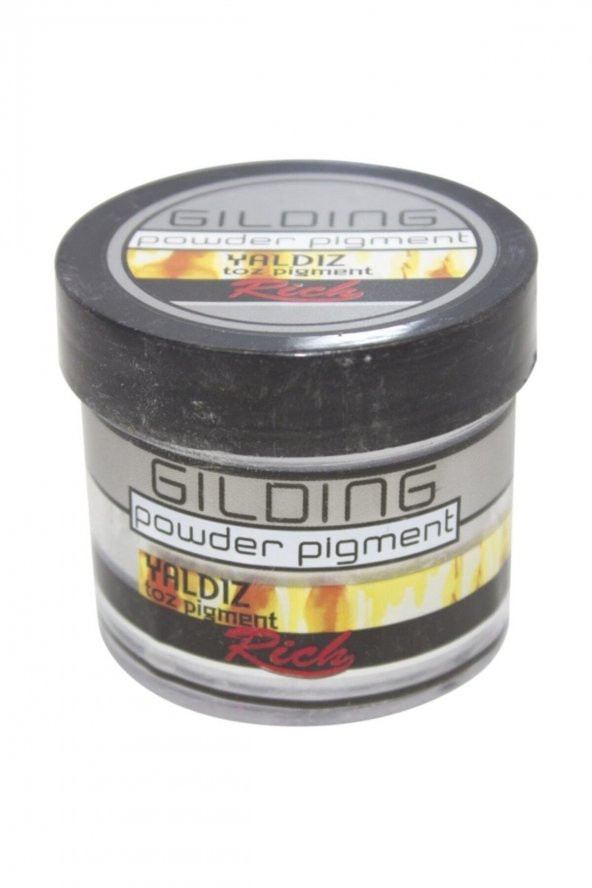 Rich Gilding Powder Yaldız Toz Pigment 60 cc Gümüş ürün görseli 1