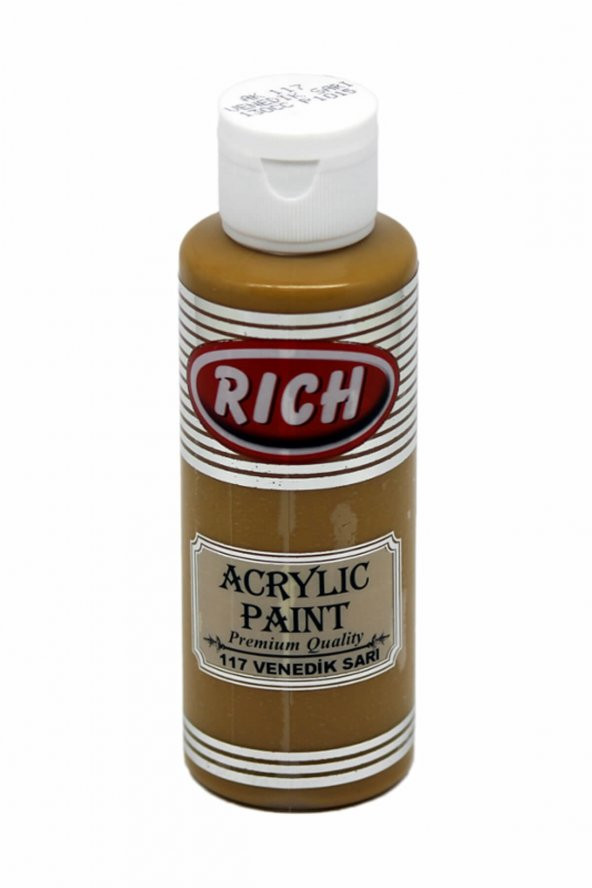 Rich Akrilik Boya 130 cc. 117 Venedik Sarı ürün görseli 1