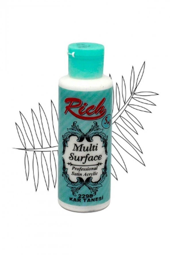Rich Multi Surface Akrilik Boya 130 Cc. 2298 Kar Tanesi ürün görseli 1