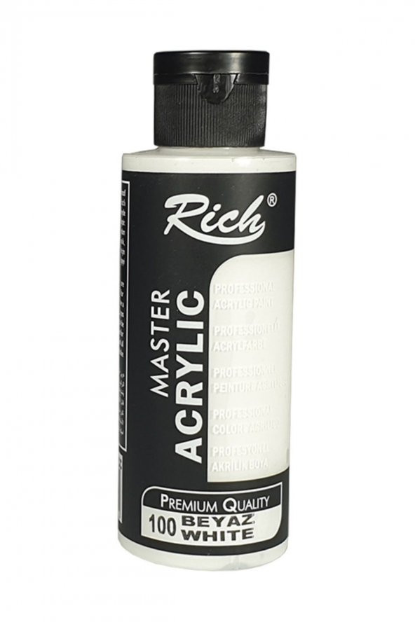 Rich Master Acrylıc Beyaz 120 Cc Akrilik Boya 100 ürün görseli