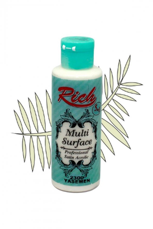 Rich Multi Surface Akrilik Boya 130 cc. 2300 YASEMEN ürün görseli 1