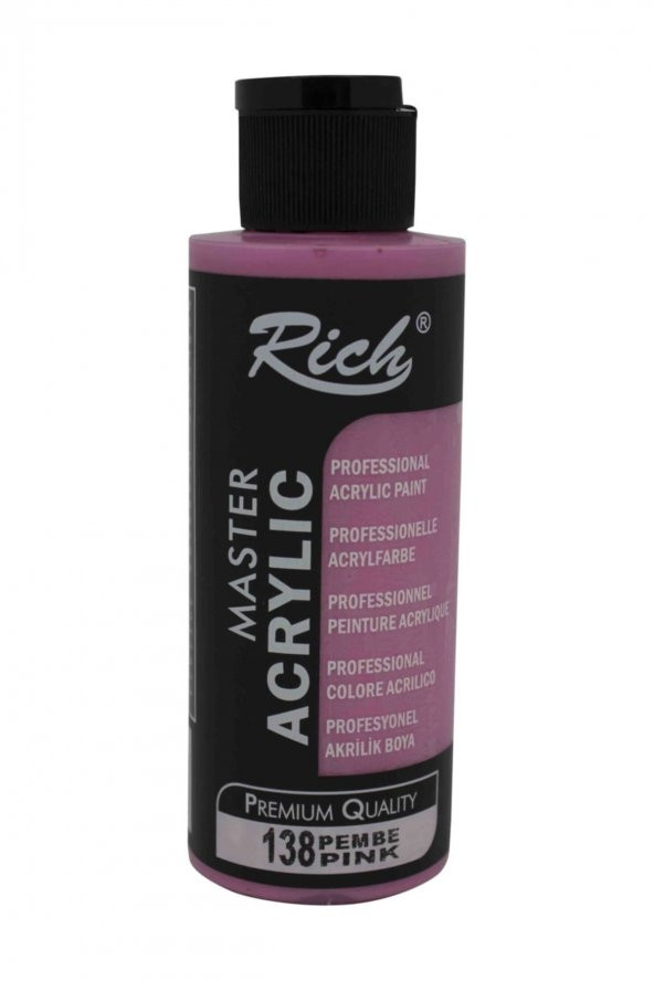 Rich Akrilik Boya 130 cc. 138 Pembe ürün görseli 1