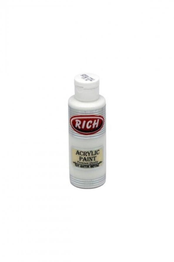 Rich Master Acrylic Antik Beyaz 120 Cc Akrilik Boya 101 ürün görseli 1