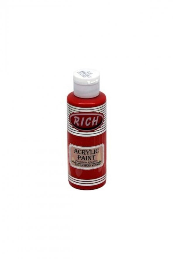 Rich Master Acrylic Bayrak Kırmızı 120 Cc Akrilik Boya 150 ürün görseli 1