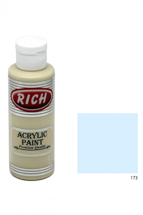 Rich Akrilik Boya 130 cc. 173 Bebek Mavi ürün görseli 1