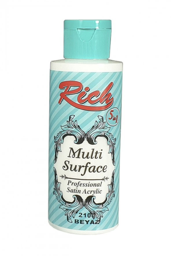 Rich Multi Surface Beyaz 120 Cc Akrilik Boya 2100 ürün görseli 1