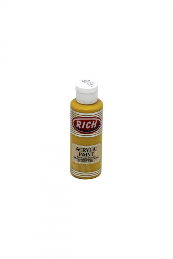 Rich Master Acrylic Oksit Sarı 120 Cc Akrilik Boya ürün görseli 1