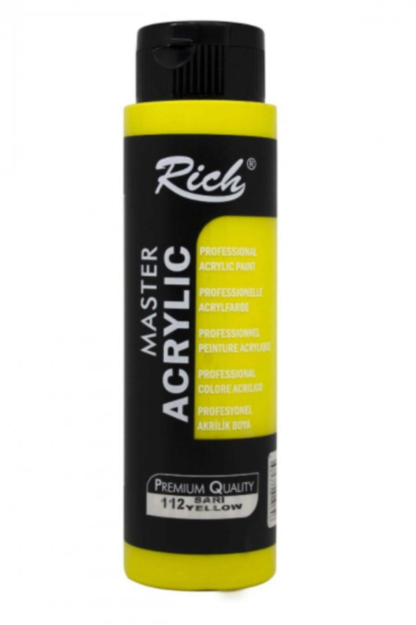 Rich Akrilik Boya 500 cc Sarı ürün görseli 1