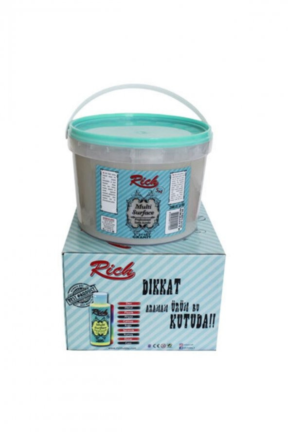 Rich Multi Surface Her Yüzey Için Akrilik Boya 2500cc 2110 Granit ürün görseli 1