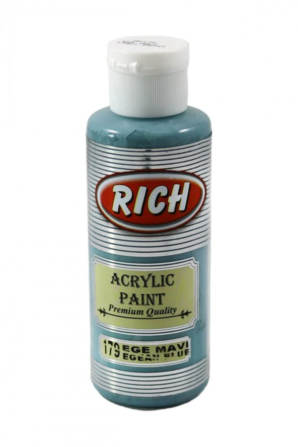 Rich Akrilik Boya No179 Ege Mavi 130 ml ürün görseli 1