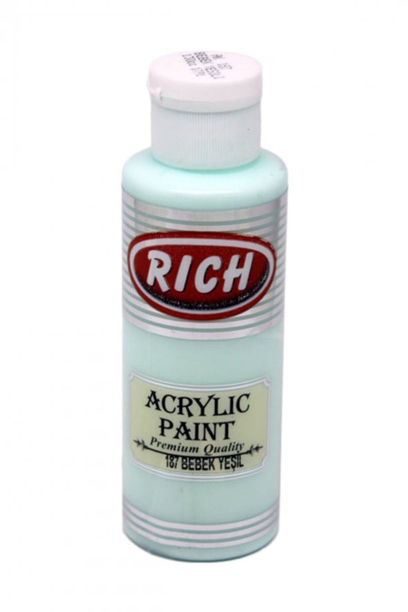 Rich Akrilik Boya No187 Bebek Yeşili 130 ml