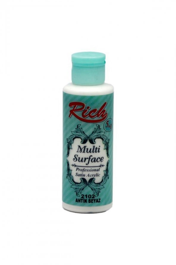Rich Antik Beyaz Akrilik Boya 130 cc ürün görseli 1