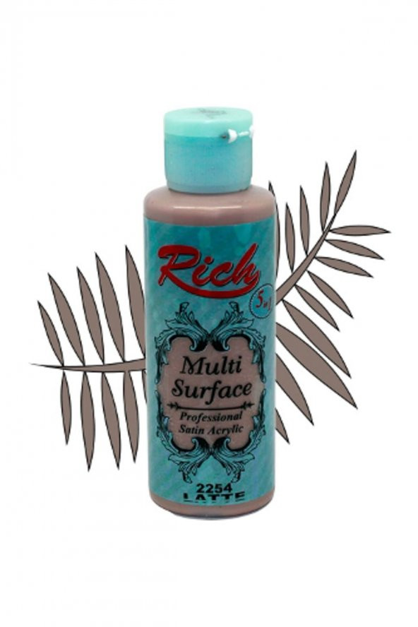 Rich Multi Surface Her Yüzey İçin Akrilik Boya 130 cc. 2254 LATTE ürün görseli 1