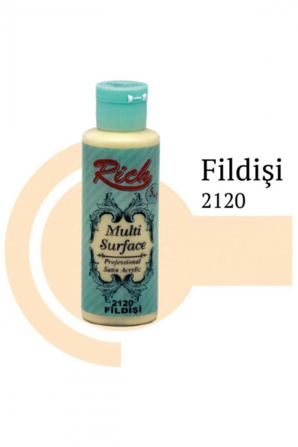 Rich Multi Surface 2120 Fildişi Akrilik Boya 120 Cc ürün görseli 1