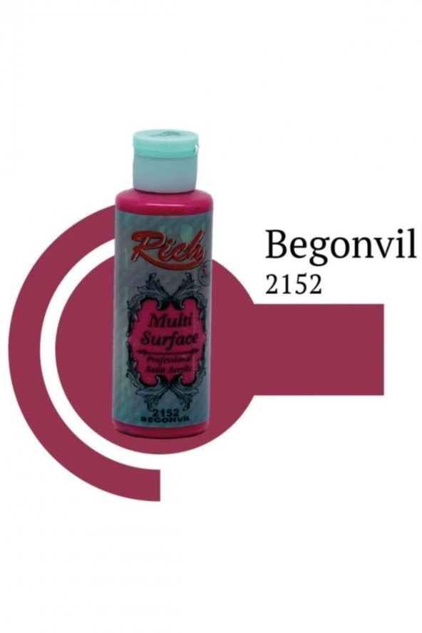 Rich Multi Surface 2152 Begonvil Akrilik Boya 120 Cc ürün görseli 1