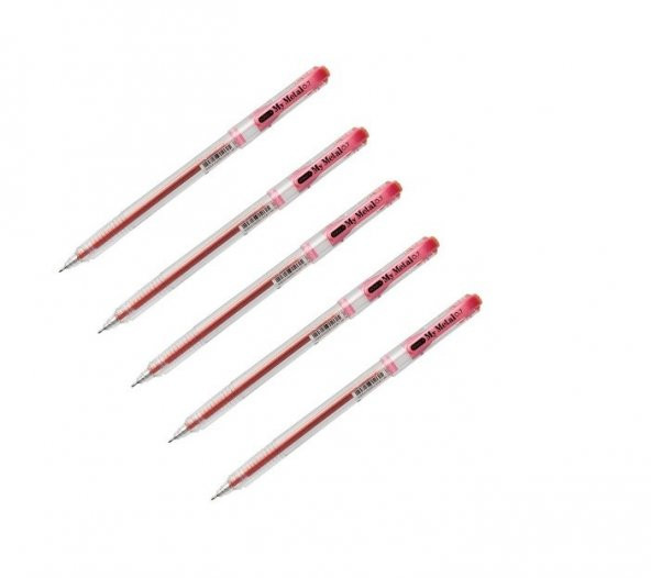 Dong-a My-metal 0.7 Mm Pembe İğne Uçlu Kalem 5 Adet
