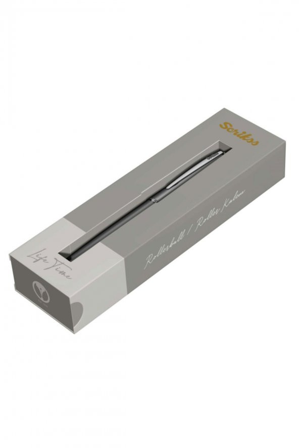 Scrikss 78MB Roller Kalem Mat Siyah Özel Kutulu - Resim 2