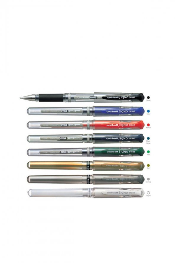 UNİ-BALL SİGNO BROAD İMZA KALEMİ SİYAH 5 ADET ürün görseli 1