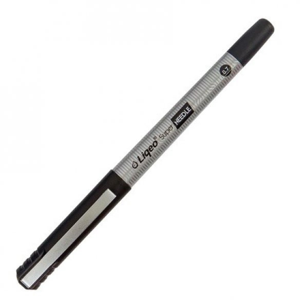 Liqeo Super Needle İğne Uçlu Roller Kalem Siyah 0.7
