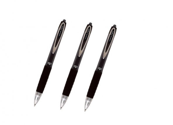 Uni-ball Umn-207 0.7 Jel Kalem Siyah 3 Adet ürün görseli 1