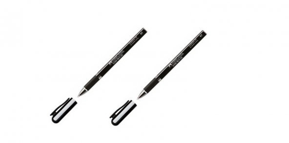 Faber-castell Super True Gel Jel Kalem 0,7mm Siyah 2 Adet - 1