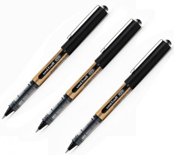 Uni-ball Ub-150 1.0 Roller Kalem Siyah 3 Adet ürün görseli