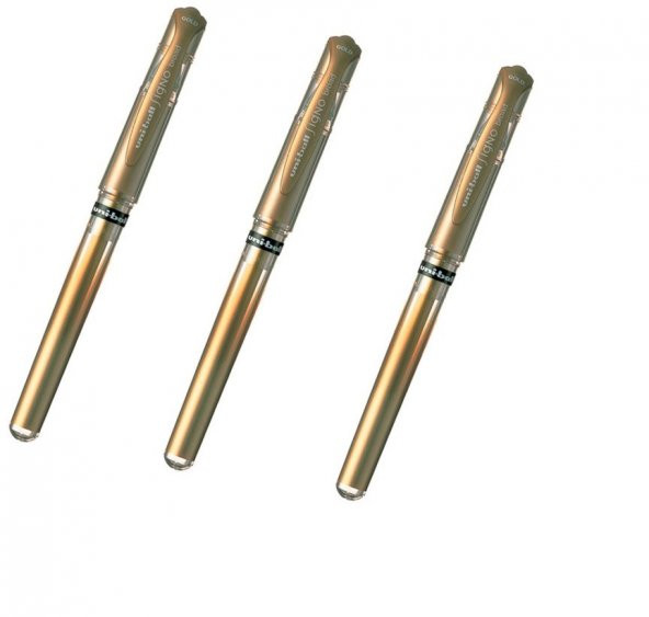 Uni-ball Um-153 Signo Broad 1.0 İmza Kalemi Altın 3 Adet
