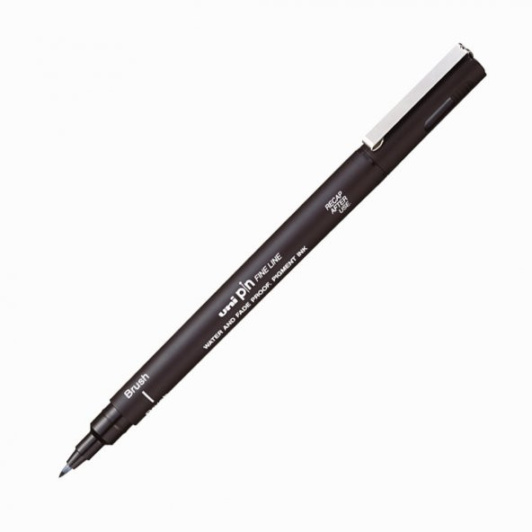 Uni Pin Brush Fırça Uçlu Kalem BR-200 Black