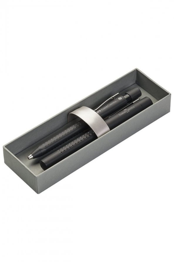 Faber-Castell Grip 2011 Dolma ve Tükenmez Kalem Siyah ürün görseli 1