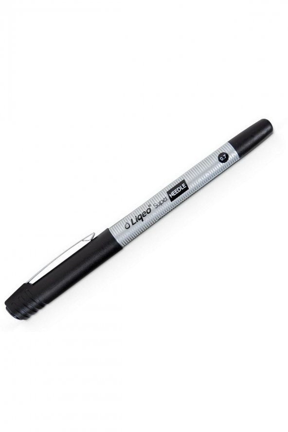 Liqeo Super Point Roller Kalem Siyah 0.7 mm - 2