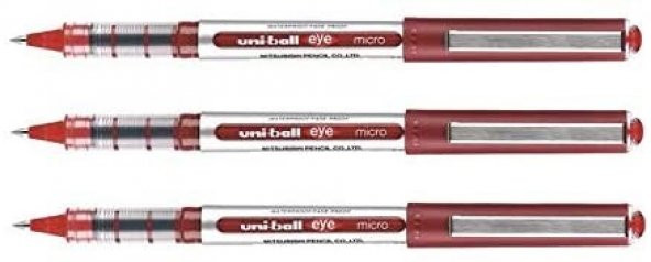 Uni-ball Ub)-150 Kırmızı 0.5 Mm Roller Kalem (3 adet) ürün görseli