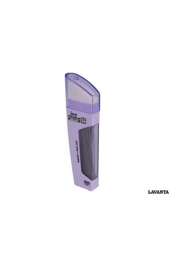 Serve Double Erase 0.7mm Lavanta - Min & Silgi