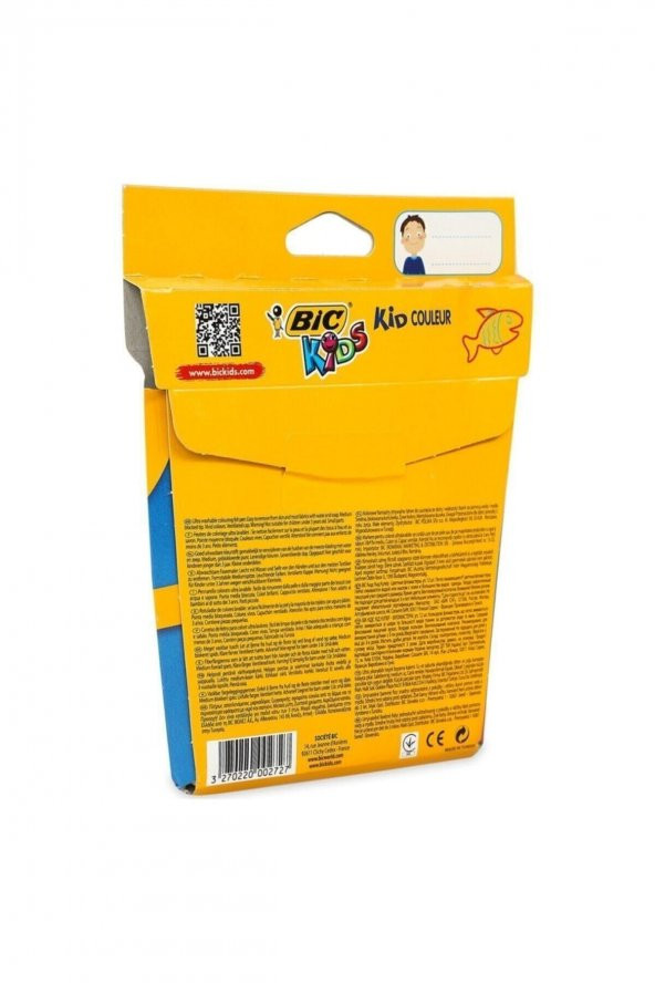 Bic Kids Couleur Yıkanabilir Keçeli Boya Kalemi 12 Renk - Resim 2