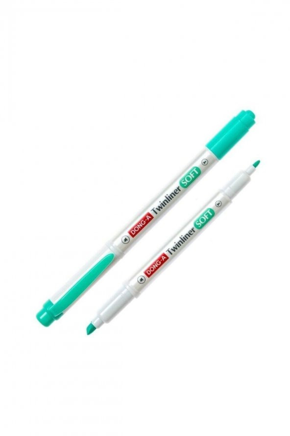 Dong-A Twinliner Soft Fosforlu Kalem Su Yeşili No:55 ürün görseli 1