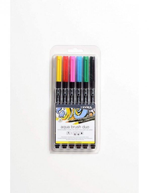 LYRA AQUA BRUSH DUO 6 PRİMARY SET ürün görseli 1