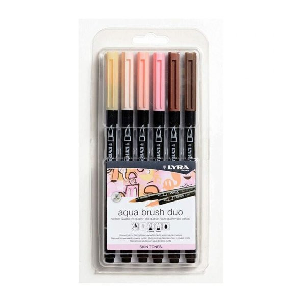 LYRA AQUA BRUSH DUO 6 SKİN TONES SET ürün görseli 1