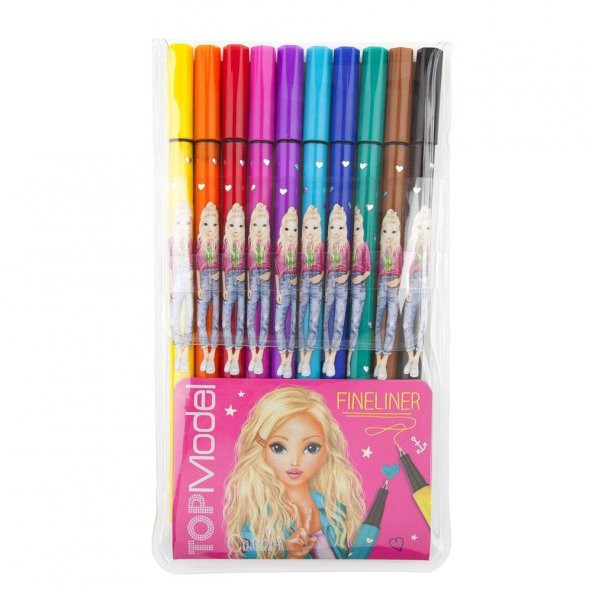 Topmodel Fineliner Keçeli Kalem 10 Lu - 8060 ürün görseli 1