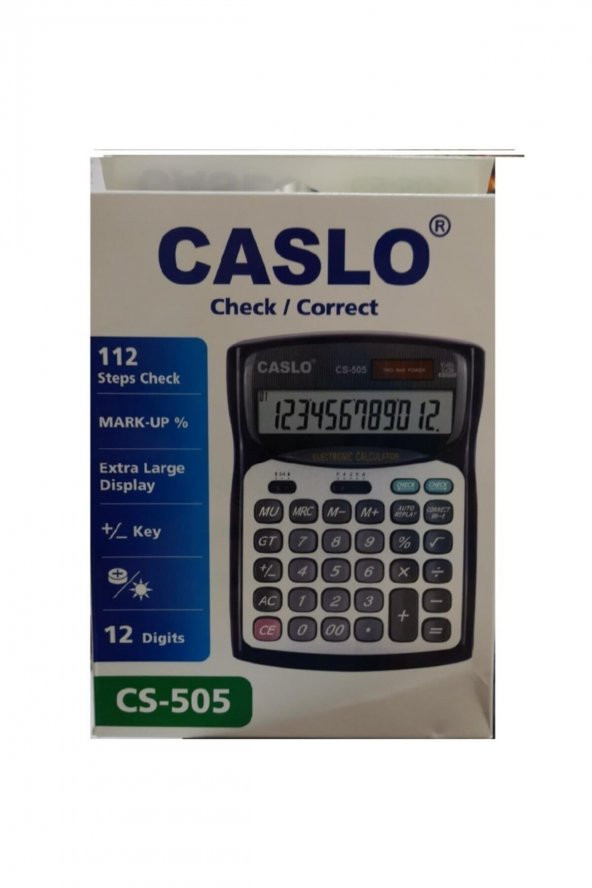 Caslo CS-505 Büyük Boy Hesap Makinesi - 2