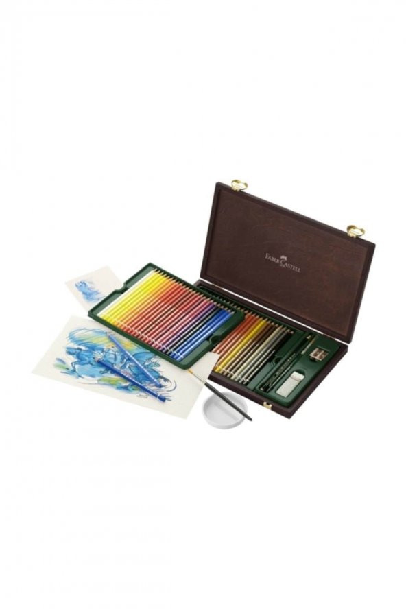 Faber-Castell Albrecht Dürer Aquarell Boya Kalemi Ahşap Kutu 48 Renk