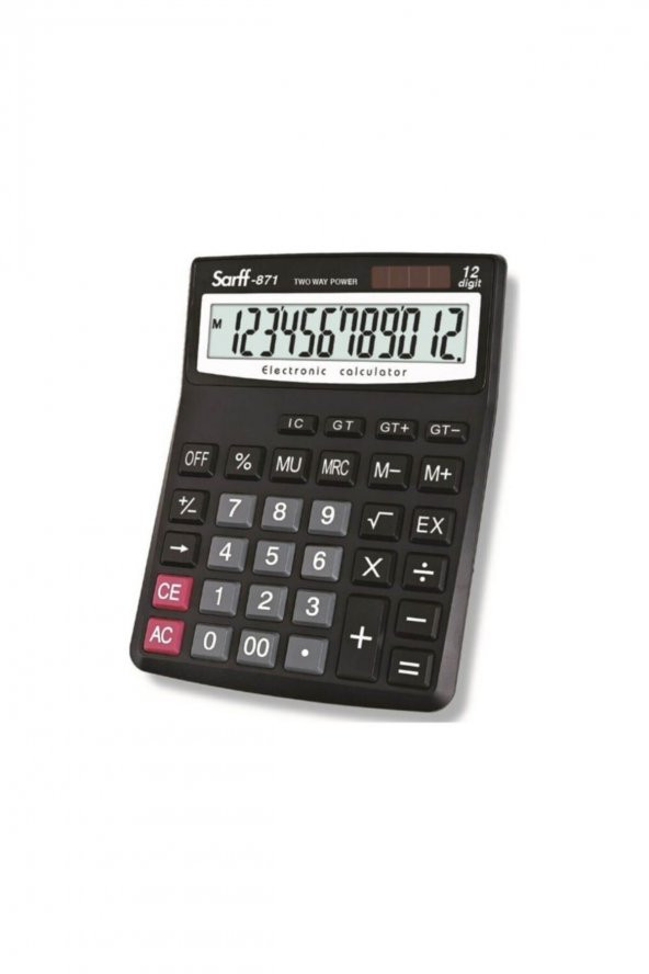Sarff 871 12 Hane Hesap Makinesi