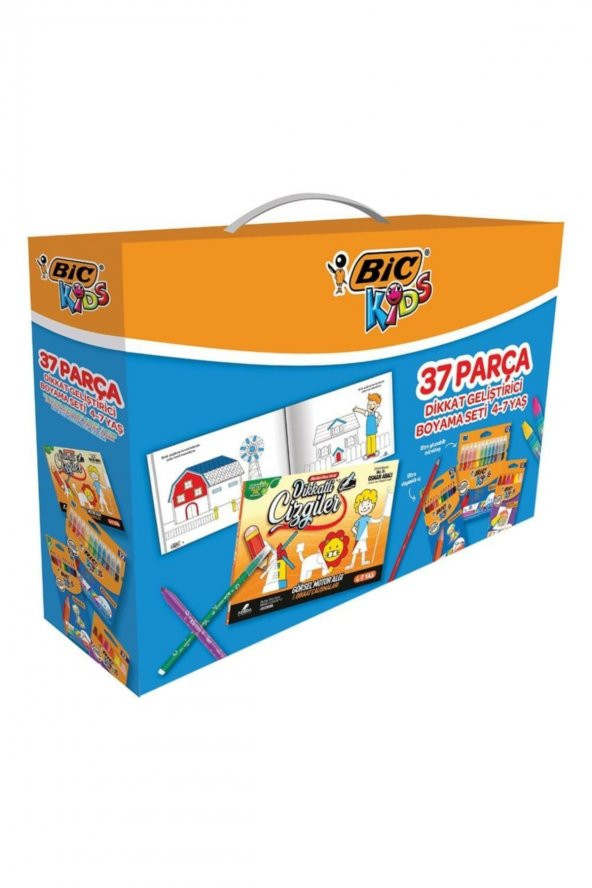 Bic 37 Parça Dikkat Geliştirici Boyama Seti