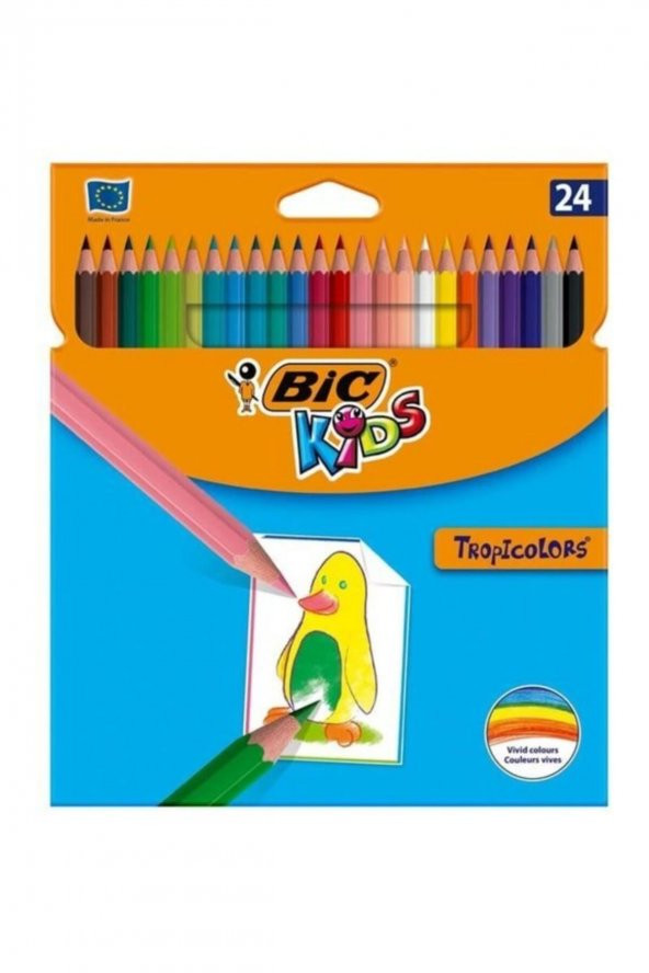 Bic Kids Tropicolors Kuru Boya Kalemi 24 Renk