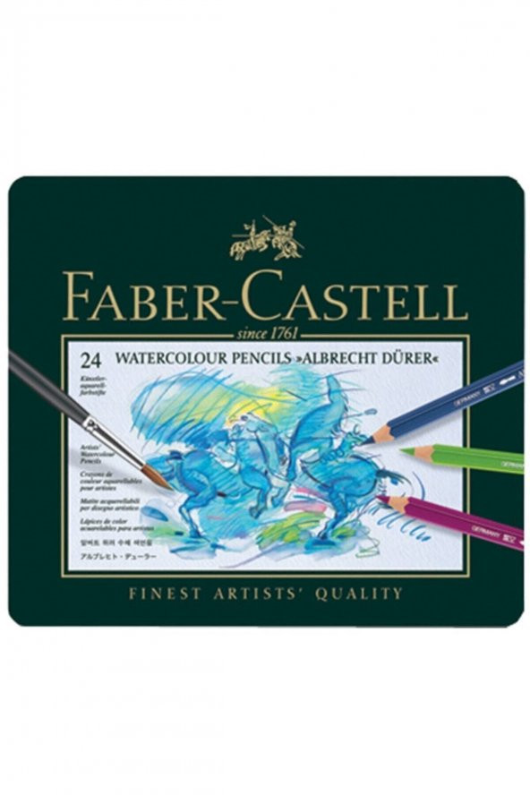 Faber-castell Albrecht Dürer Aquarell Boya Kalemi 24 Renk