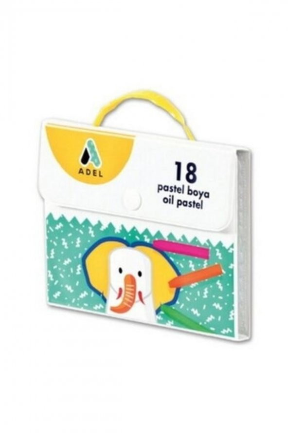 Adel Çantalı 18 Renk Pastel Boya - 1